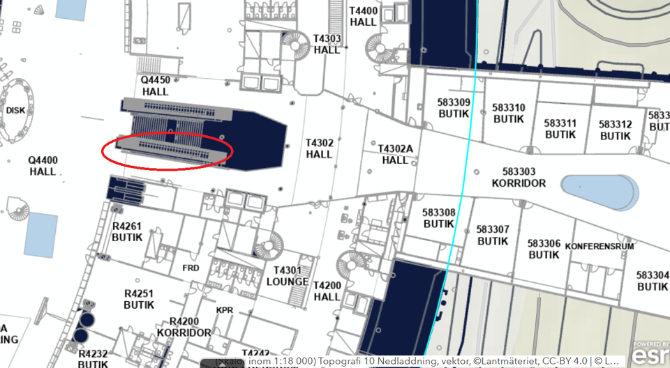 Rulltrappa R211 Plan 3