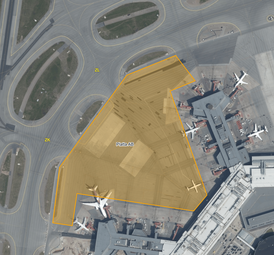 Översiktsbild Arlanda platta AB